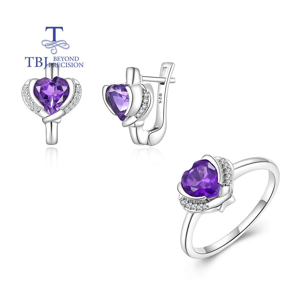 Birthstone Ring Set - Conjunto de anel e brincos de