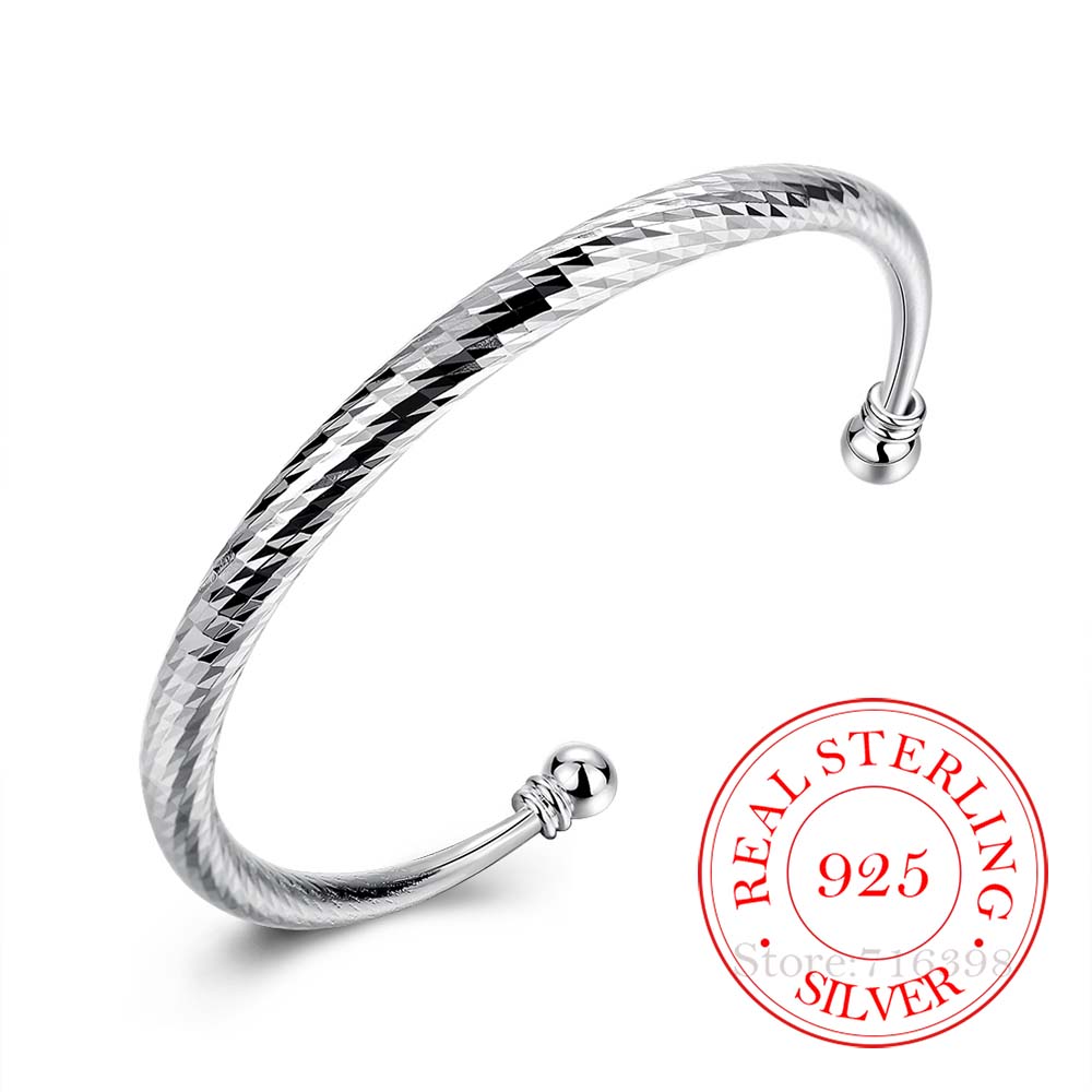 Nick'S Jewelry & Watches Reviews - Pulseira aberta de prata 925, feminina