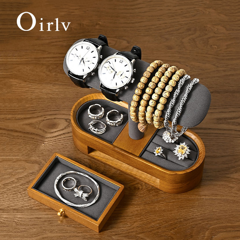 Jewelry Box That Holds Watches - Oirlv organizador de relógio de madeira