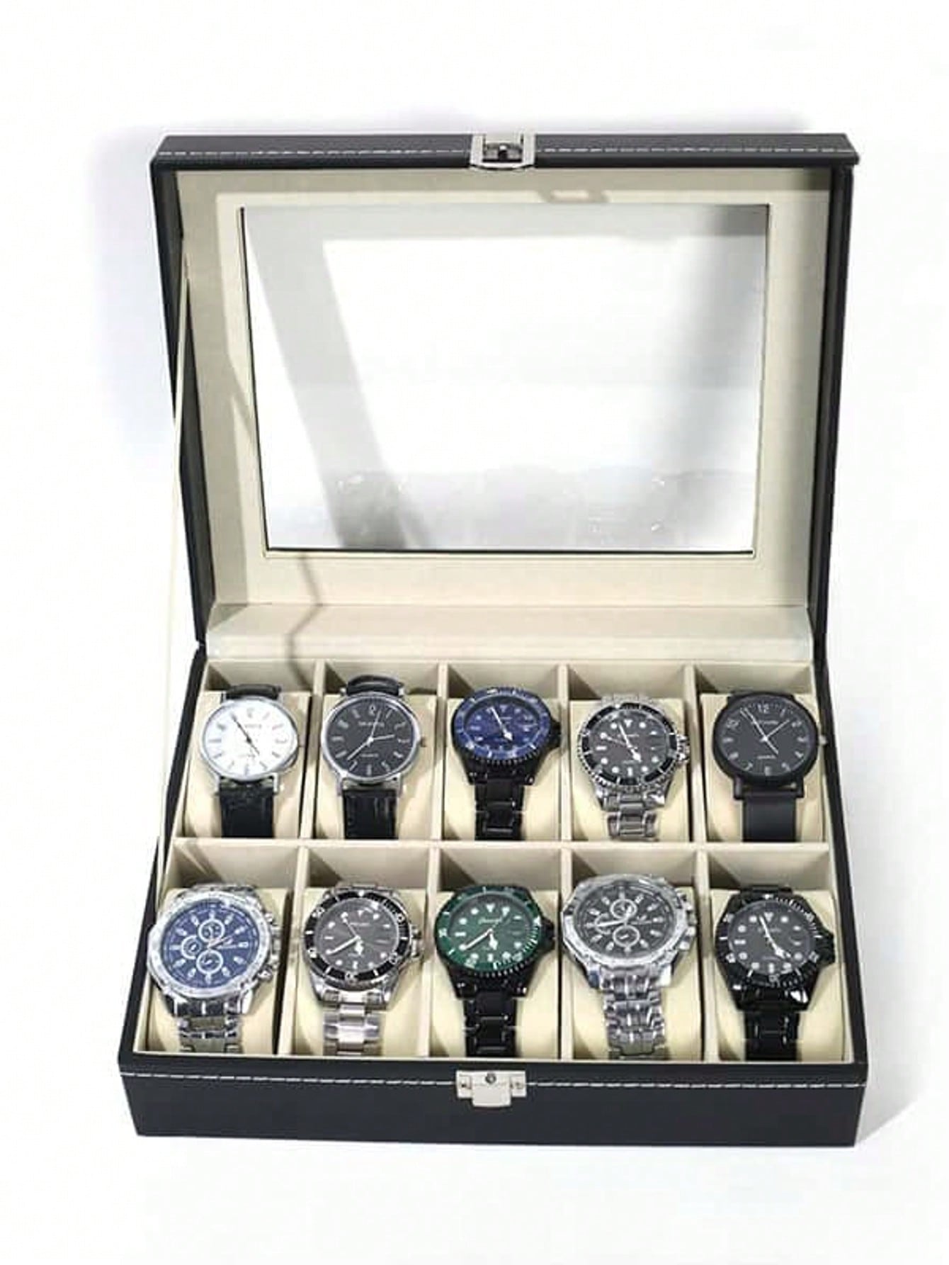 Jewelry Box That Holds Watches - Caixa de Relógio de Couro com