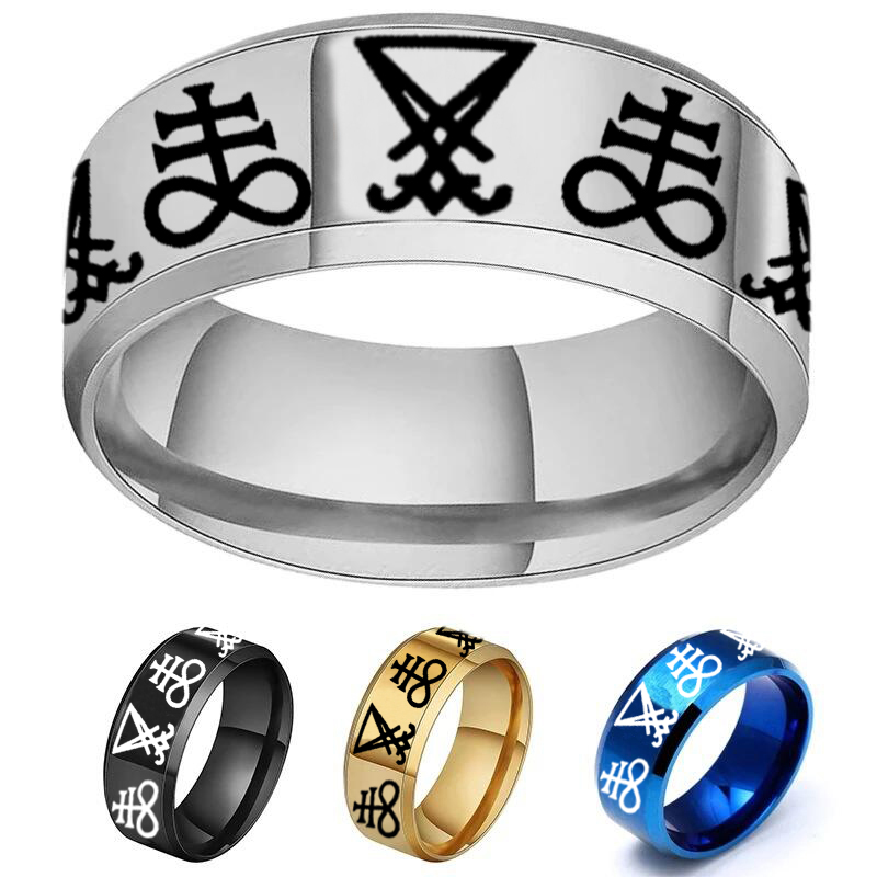 Anéis de Sinete Góticos Vintag - Mens Signet Ring avaliação e preço