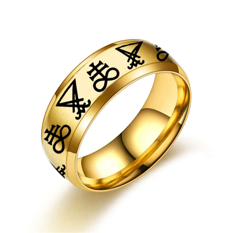 Anéis de Sinete Góticos Vintag - Mens Signet Ring avaliação e preço