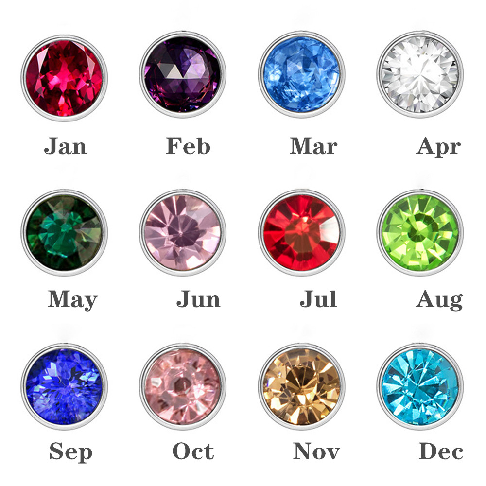 Custom Birthstone Eternal Ring - Birthstone Ring Set avaliação e preço