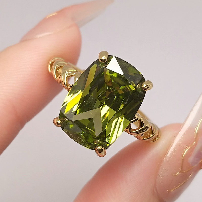 Anéis de abertura de pedra qua - Birthstone Ring Set avaliação e preço