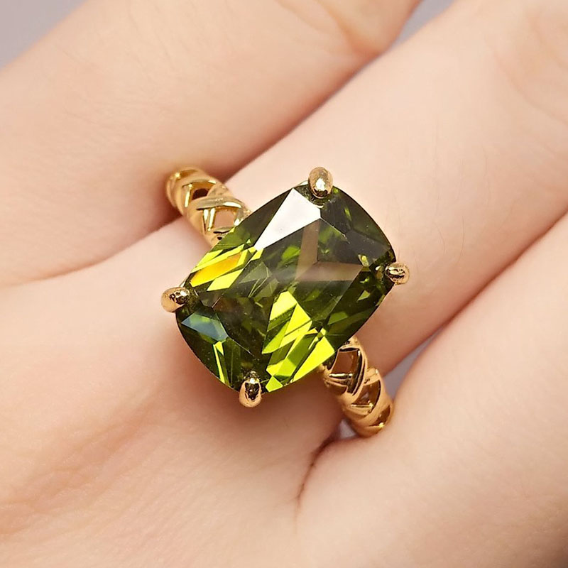 Anéis de abertura de pedra qua - Birthstone Ring Set avaliação e preço