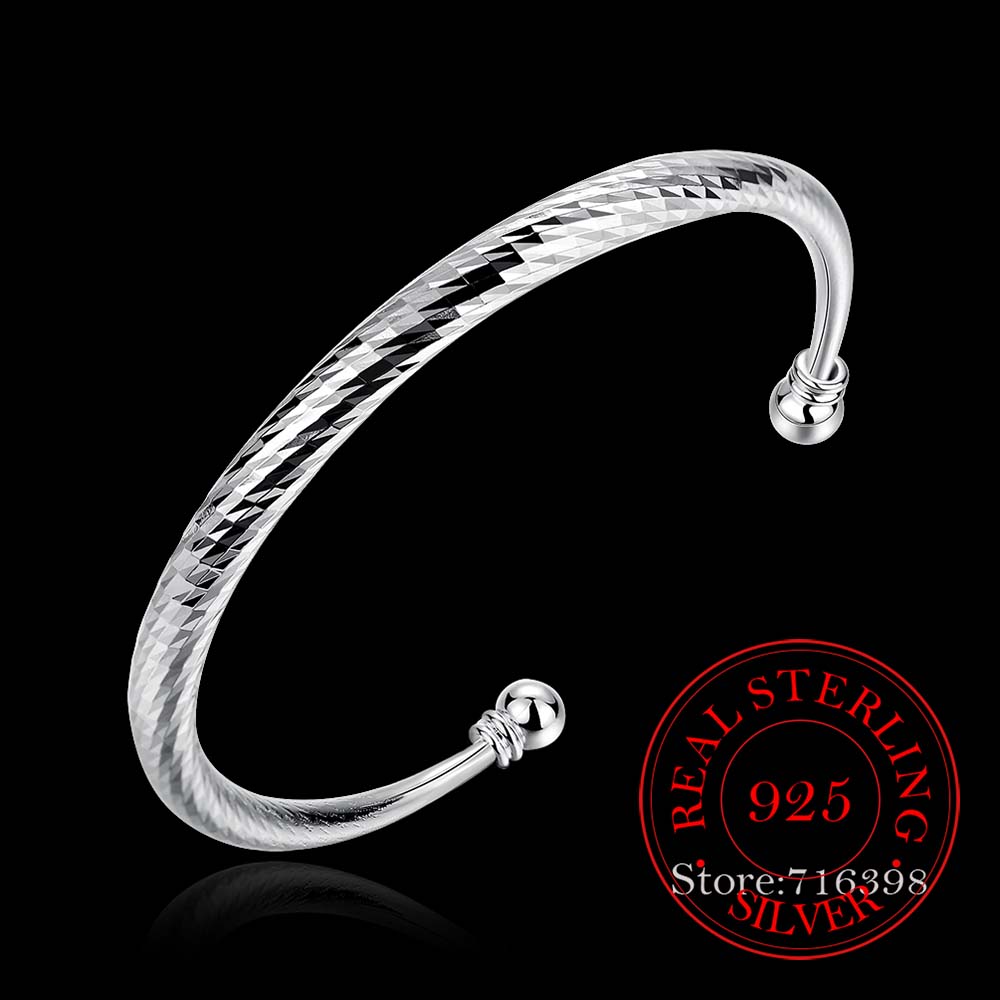Pulseira aberta de prata 925,  - Nick'S Jewelry & Watches Reviews avaliação e preço