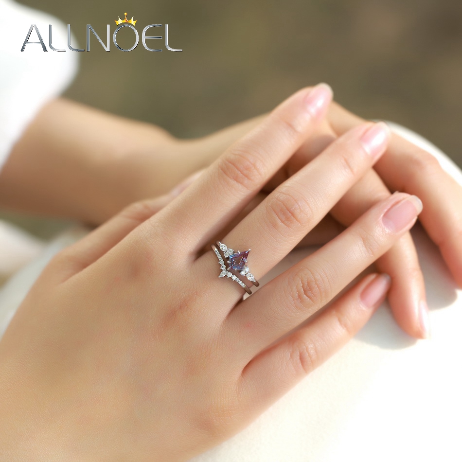 Allnoel kite corte 0.91ct alex - Birthstone Ring Set avaliação e preço