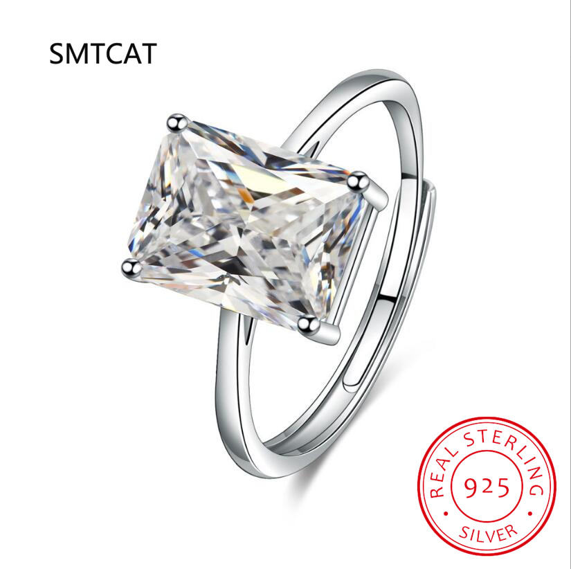 Anéis geométricos de prata est - Birthstone Ring Set avaliação e preço