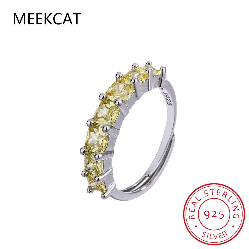 Anel de Prata 925 com Citrino  - Birthstone Ring Set avaliação e preço