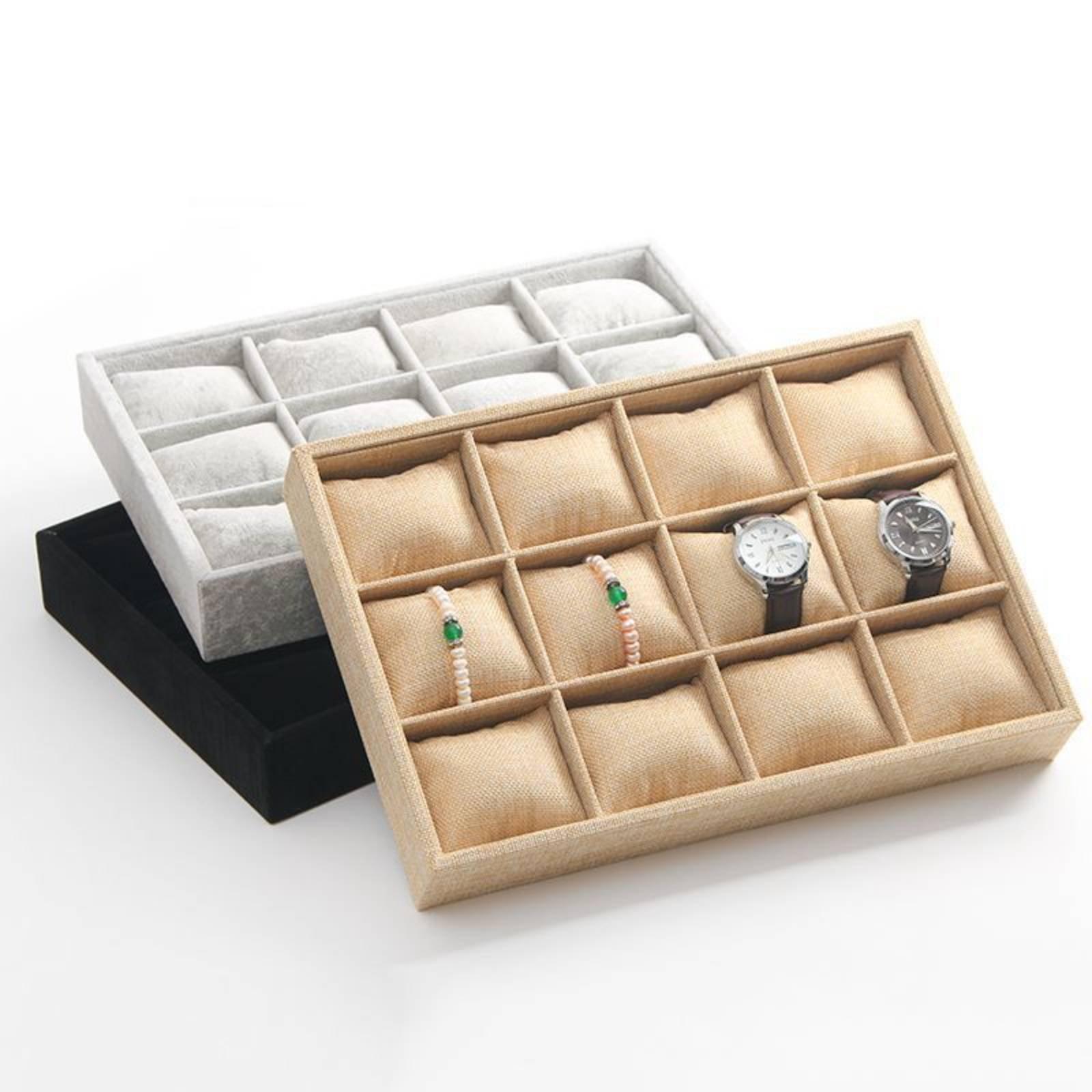 Organizador de Joias em Tecido - Jewelry Box Watches Bracelets avaliação e preço