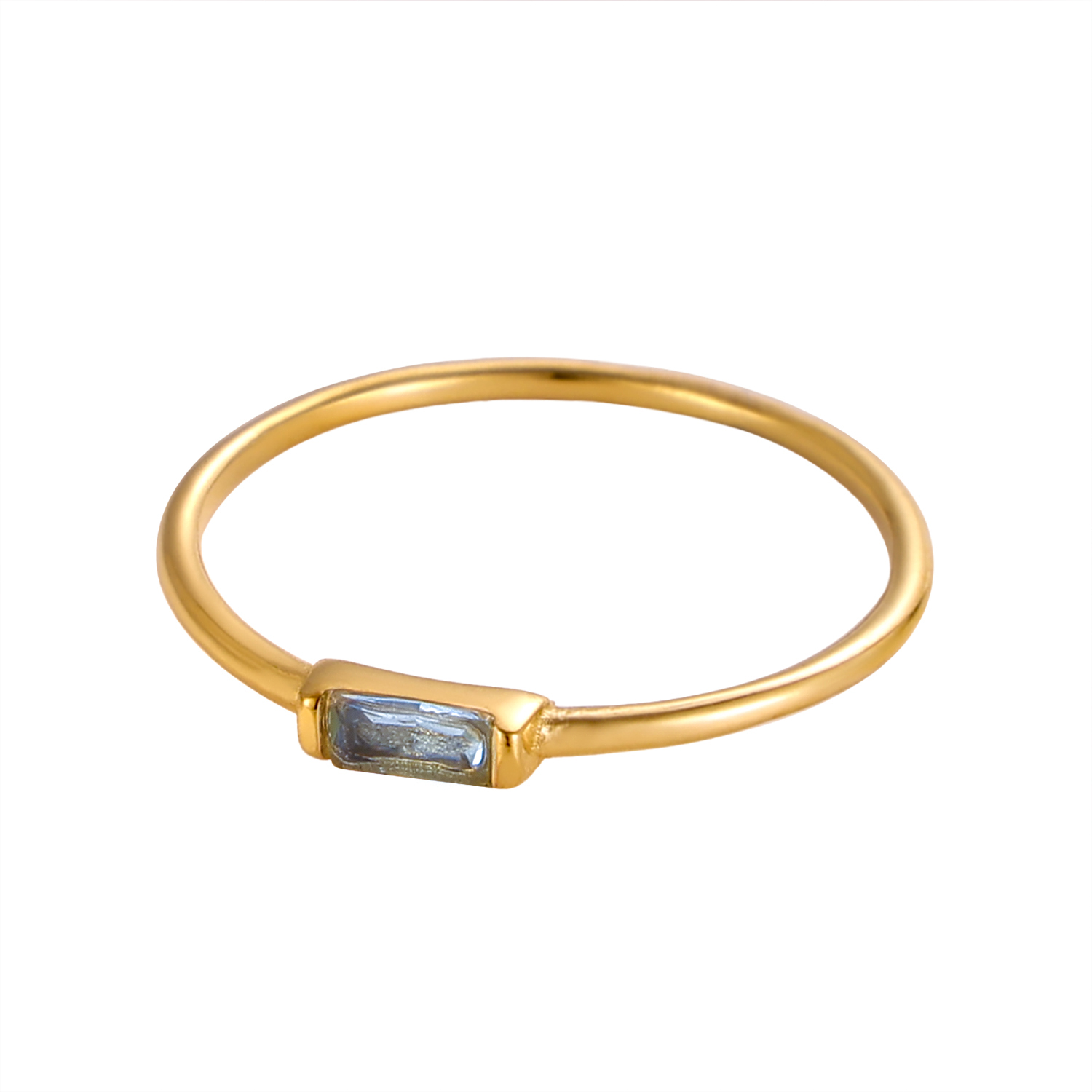 CARLIDANA Anel minimalista ban - Birthstone Ring Set avaliação e preço