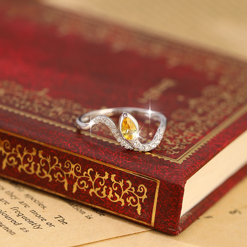 Anel de Casamento em Prata Est - Birthstone Ring Set avaliação e preço