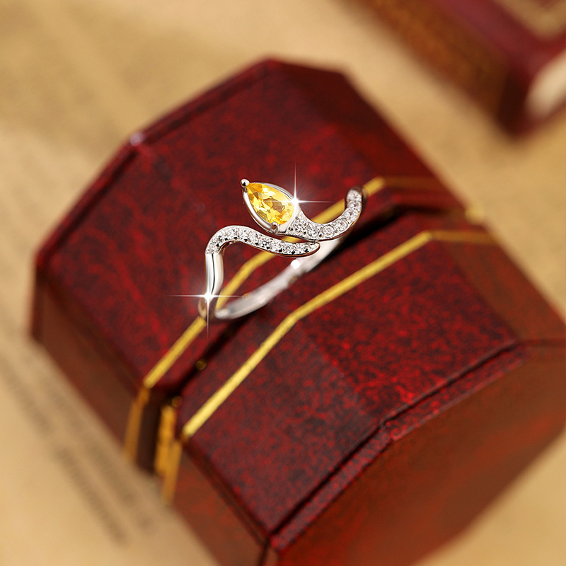 Anel de Casamento em Prata Est - Birthstone Ring Set avaliação e preço