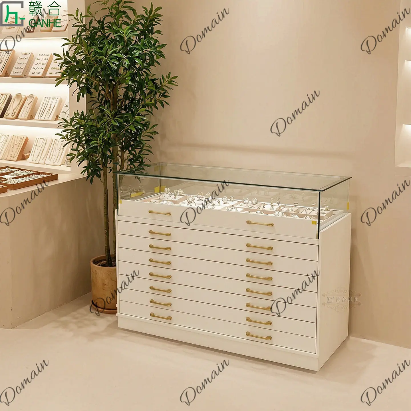 81 N Vitrine de vidro de luxo, - Jewelry Watches Luxury avaliação e preço